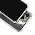 Black Marble Ink iPhone 14 Pro Clear Case